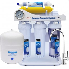 Osmoza in 7 trepte cu Remineralizare si Bioceramic PH cu Turmalina RO 7 / FIR / PH +